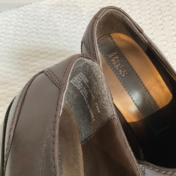Bass Galaxy Women’s Brown Leather Heel Shoe Size 7.5M - Picture 6 of 14